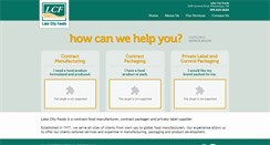Desktop Screenshot of lakecityfoods.com